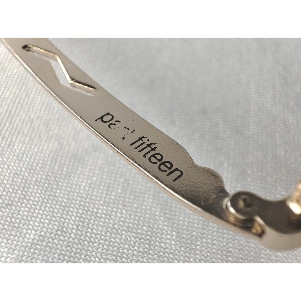 BrandX Part Fifteen Gold Mirror Wrap Sunglasses Worn Spring Hinge AS-IS‎